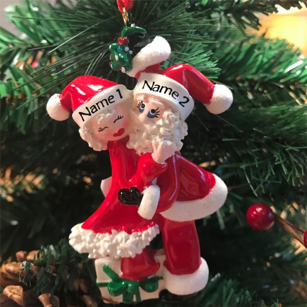 Mr & Mrs Santa Tree Decoration